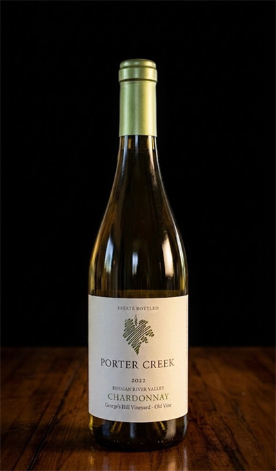 Porter Creek Vineyards 2022 George's Hill Chardonnay bottle