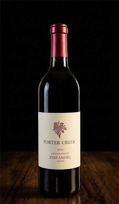 Porter Creek Vineyards 2022 Old Vine Zinfandel bottle