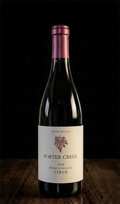 Porter Creek Vineyards 2023 Timbervine Ranch Syrah bottle